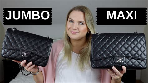 chanel maxi jumbo size difference|difference between chanel maxi and jumbo.